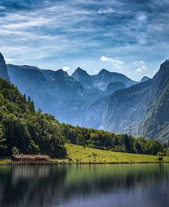 Tranquil Alpine Lake