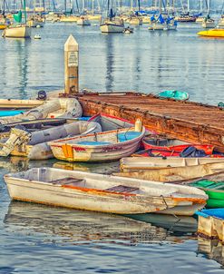 Dock Full Of Dinghies