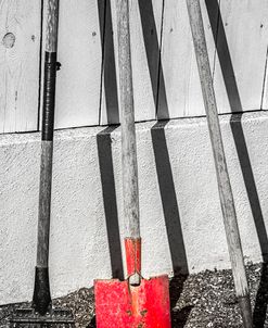 A Red Shovel