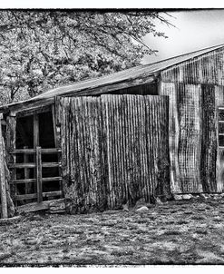 Old Barn Monochrome