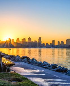 A Bench For A San Diego Sunrise