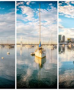 Floating On Clouds Triptych