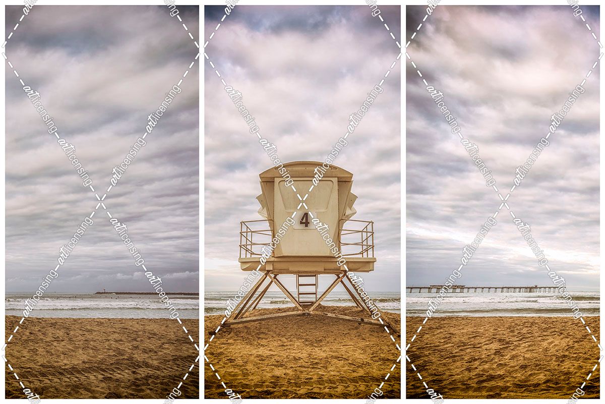 In The Middle Of The Sand Triptych