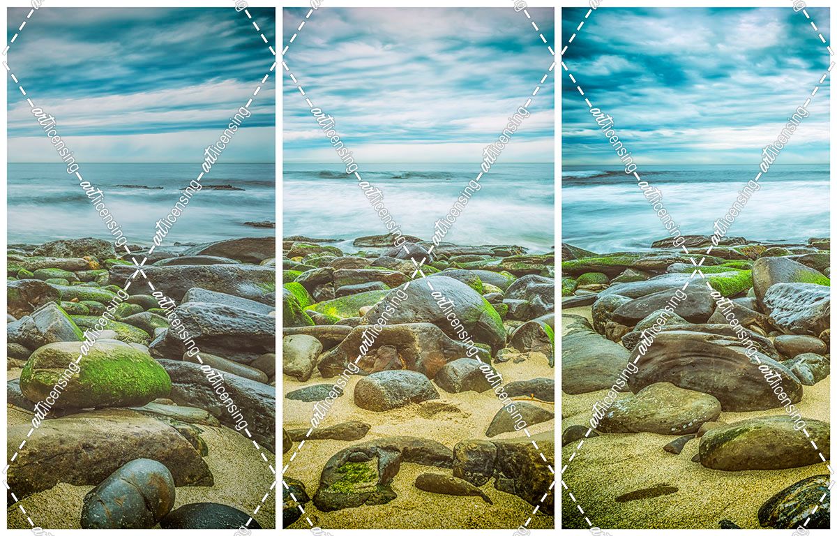 Rock Sea Sky Triptych