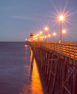 Oceanside Pier Dawn Lights