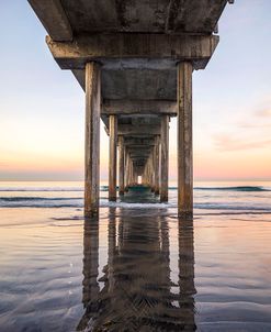 Scripps At Sunrise In Reflection