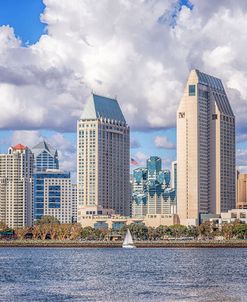 February Clouds Over San Diego