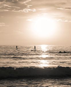 Mission Beach Summer Sunset In Duotone