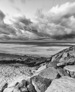 Clouds & Rocks At Ponto Beach