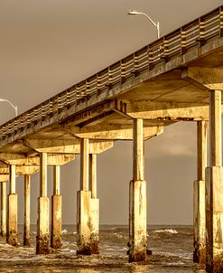 Golden Columns In Ocean Beach