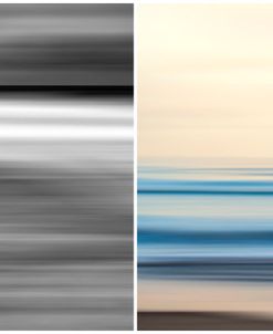 Soft Seas Contrast Diptych