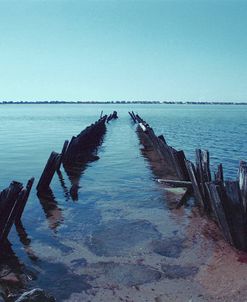 Wrecked Dock Still Reaching