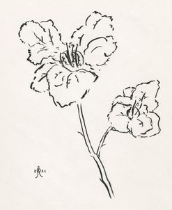 Floral Ink Study III