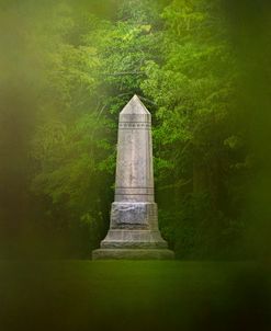 War Monument In Spring