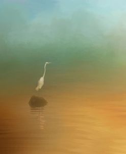 Egret at Sea