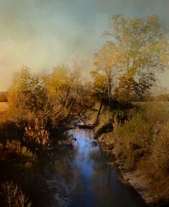 Blue Creek In Autumn