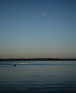 Moon Rising Over Reelfoot Lake