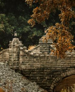 Stone Bridge In Autumn