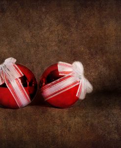 Two Red Ornaments Still Life