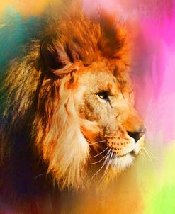 Colorful Expressions Lion