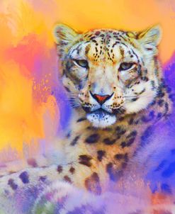 Colorful Expressions Snow Leopard