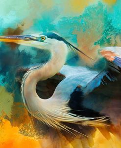 Colorful Expressions Heron