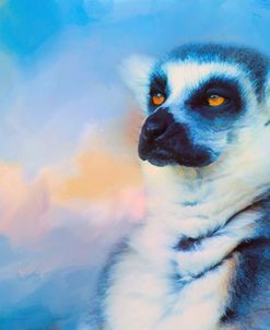 Colorful Expressions Lemur