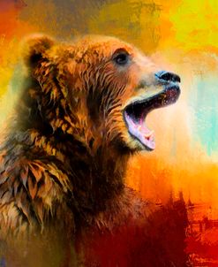 Colorful Expressions Grizzly Bear 2