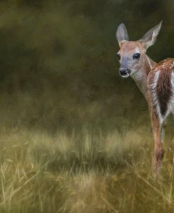 Tiny Fawn In The Meadow