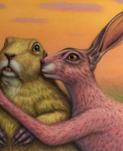 Prairie Dog and Rabbit Couple