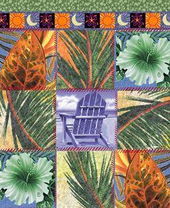 Quilt Palm Flower Mosaic