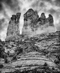 Cathedral Rock BW 2