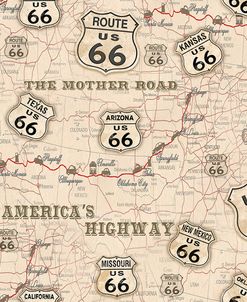 Route 66 Map JP3960