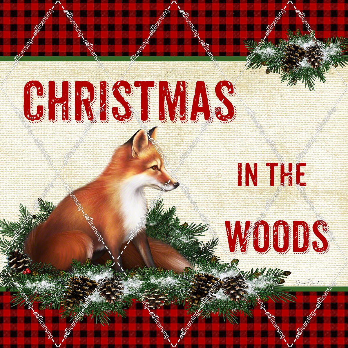 JP3675 – Christmas in the Woods