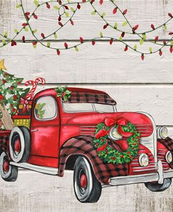 Vintage Christmas Truck-A