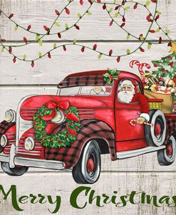 Vintage Christmas Truck-D