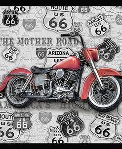 Vintage Motorcycles on Route 66-I