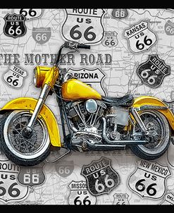 Vintage Motorcycles on Route 66-V