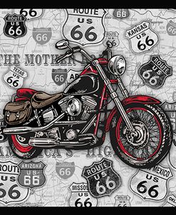 Vintage Motorcycles on Route 66-1