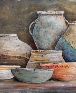 Clay Pottery Still Life-A