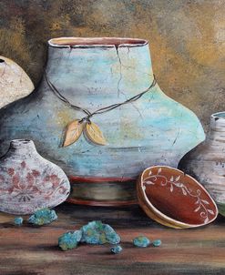 Clay Pottery Still Life-B