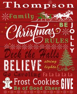 Family Christmas Personalized-B