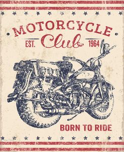 Vintage Motorcycle Mancave-B