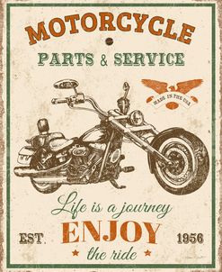 Vintage Motorcycle Mancave-C