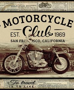 Vintage Motorcycle Mancave-E