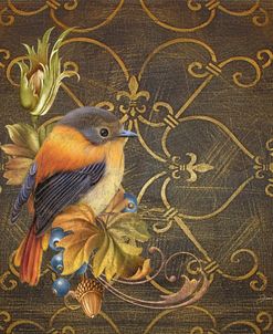 Jp1548_Glorious Bird On Damask-B2