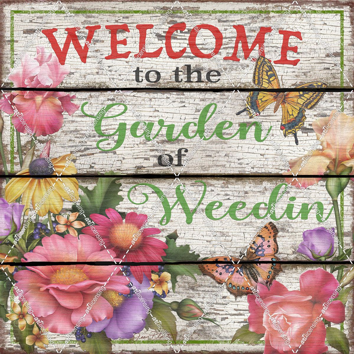 Country Garden Sign-E