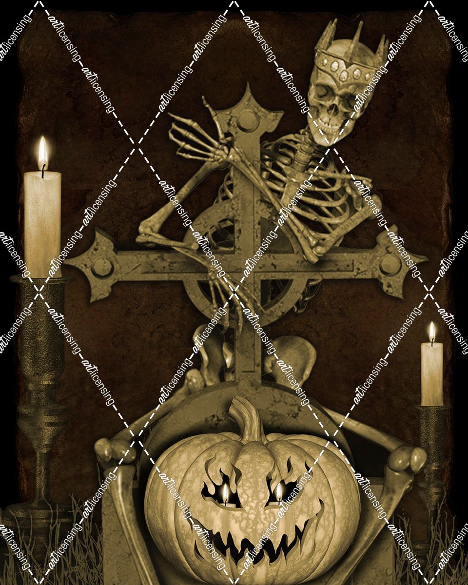 Halloween Graveyard-A