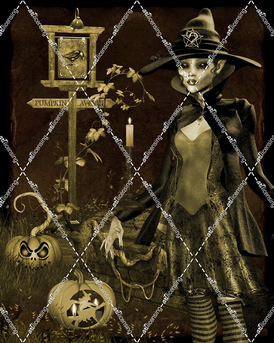 Halloween Graveyard-C