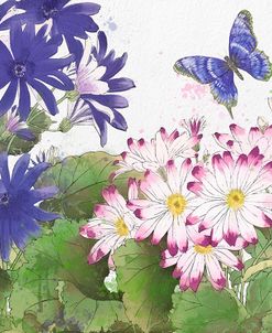 JP3831-Florals And Butterflies
